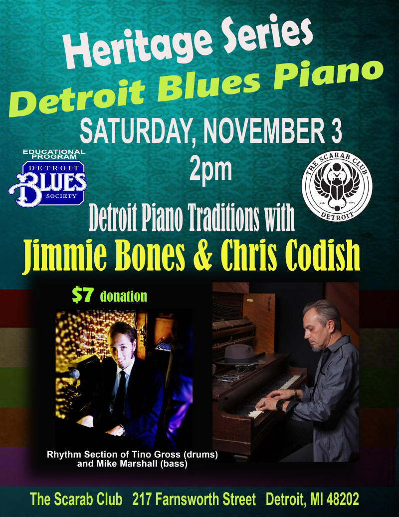 Detroit Blues Society Calendar Daisy Elberta